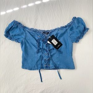 Off Shoulders Crop | FashionNova